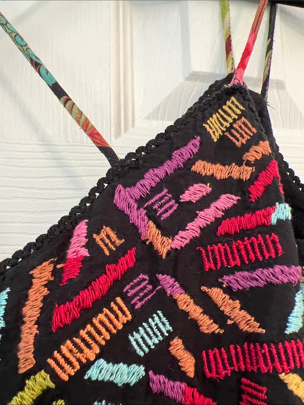 Bohemian Strappy Maxi Dress - Multicolor - Picture 13 of 16